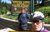 Captain Tim O'Donohue of the Saratoga Summit Fire Station (2570ft)