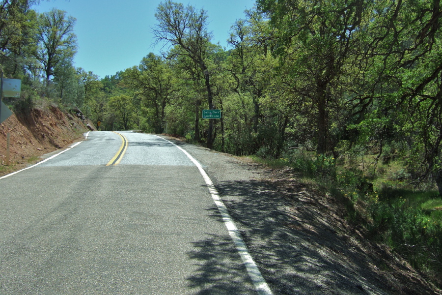 Crossing into Santa Clara County