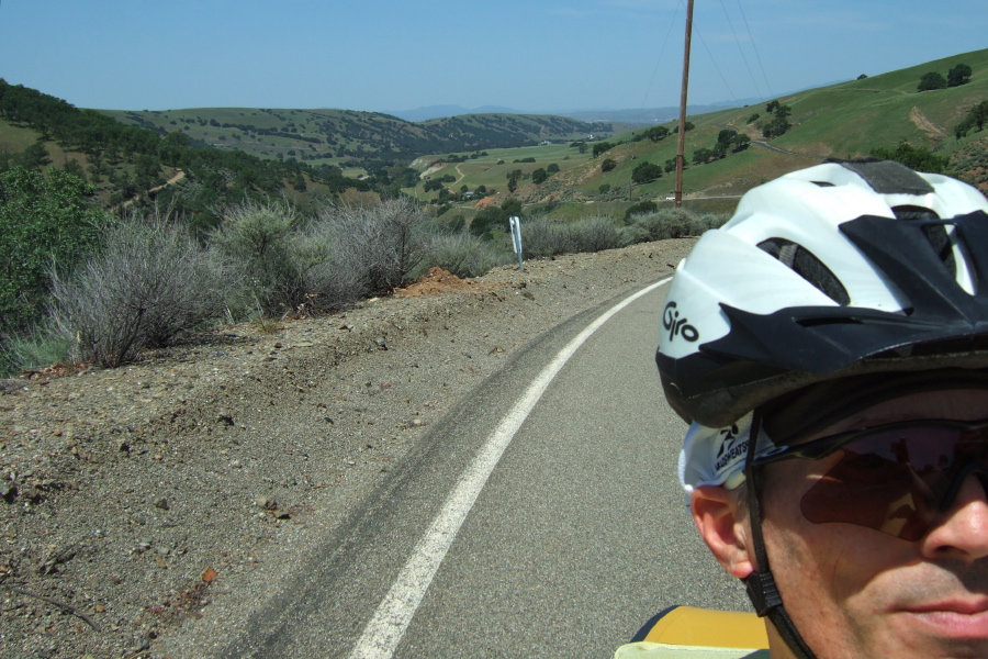 Climbing Mines Road out of Livermore