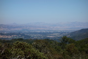 View of Gilroy from the Merry Go Round Trail