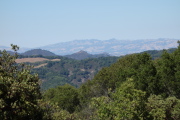Mount Hamilton from the Merry Go Round Trail
