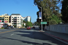 Passing through central San Mateo