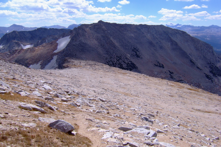 Looking back toward White Mountain (12037ft)