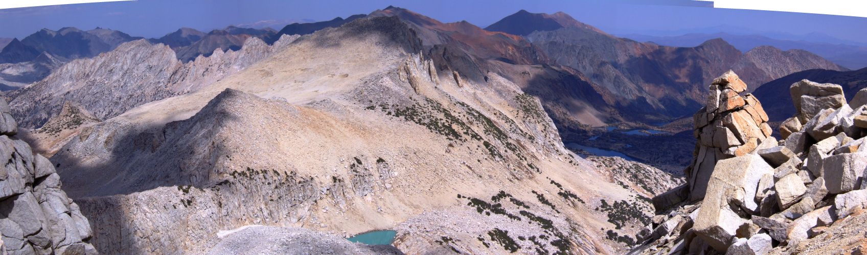 Panorama north from the Conness Plateau.