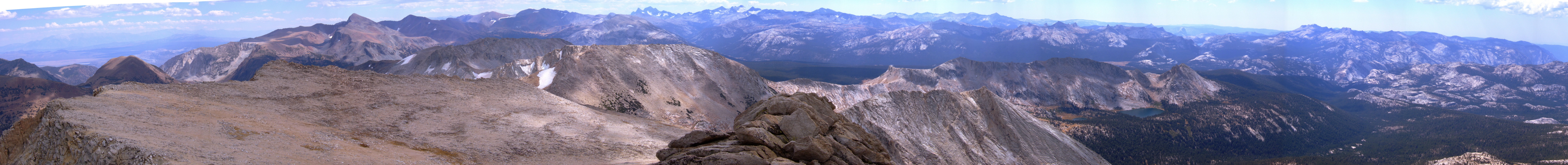 Mt. Conness Summit Panorama, south view