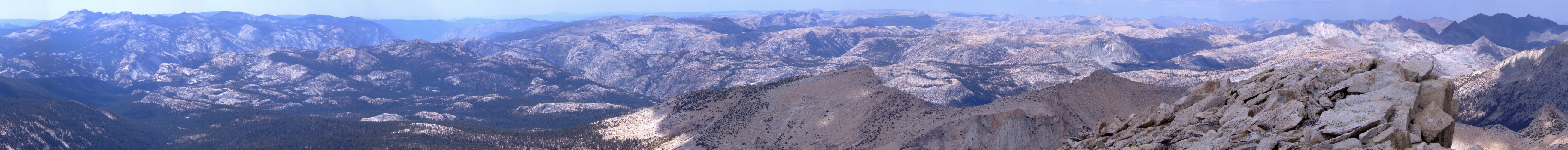 Mt. Conness Summit Panorama, west view