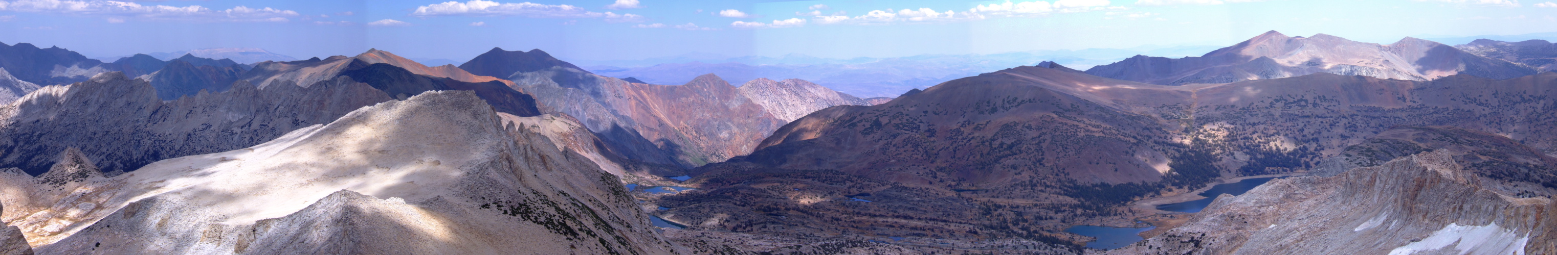 Mt. Conness Summit Panorama, north view