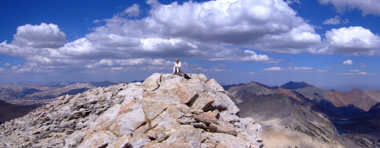 David on the summit of Mt. Conness (12590ft). (1)