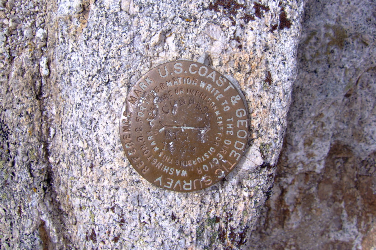 USGS benchmark.