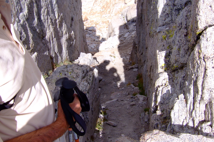 Looking down The Notch.