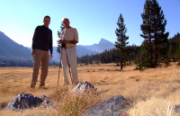 Bill and David in the upper meadow along Lee Vining creek.