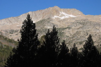 Southern Ridge of Mt. Conness from trailhead (9750ft)
