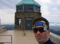 Bill at the Mt. Diablo Summit Observation Deck (3850ft)