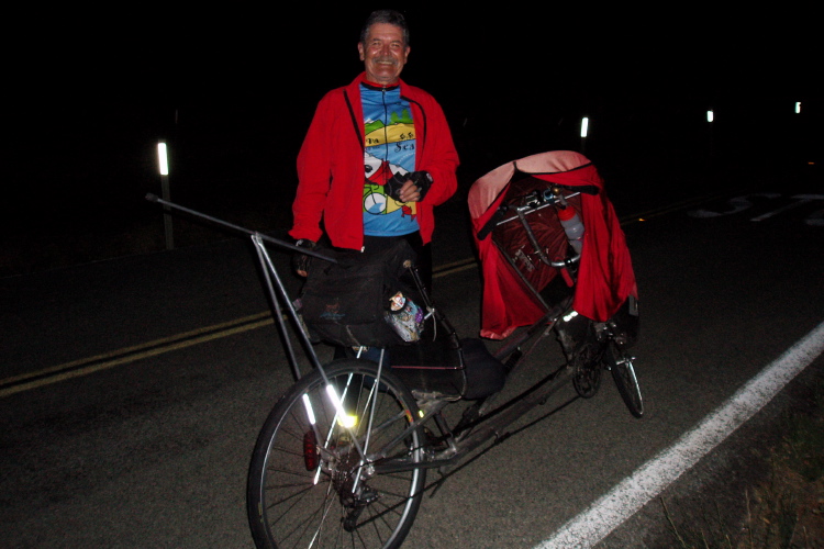 Ron at the start on Crothers Rd.