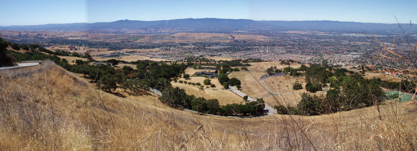 Southern San Jose from Quimby Rd.