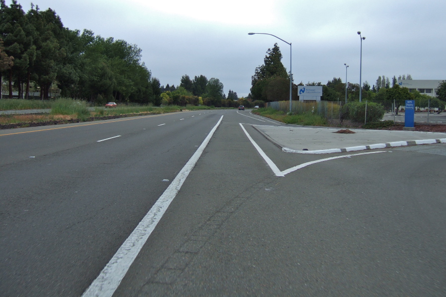 Eastbound on Central Expressway