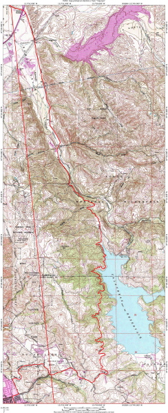 Calaveras Road Detail Map