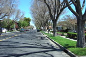 Northeast-bound on First Street, Pleasanton