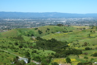 San Jose and the south bay from Mt. Hamilton Rd.