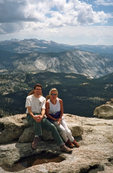 Bill and Laura on Mt. Hoffman