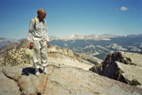 David stands atop Mt. Hoffman.