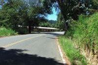 Climbing Old Santa Cruz Highway past Holy City