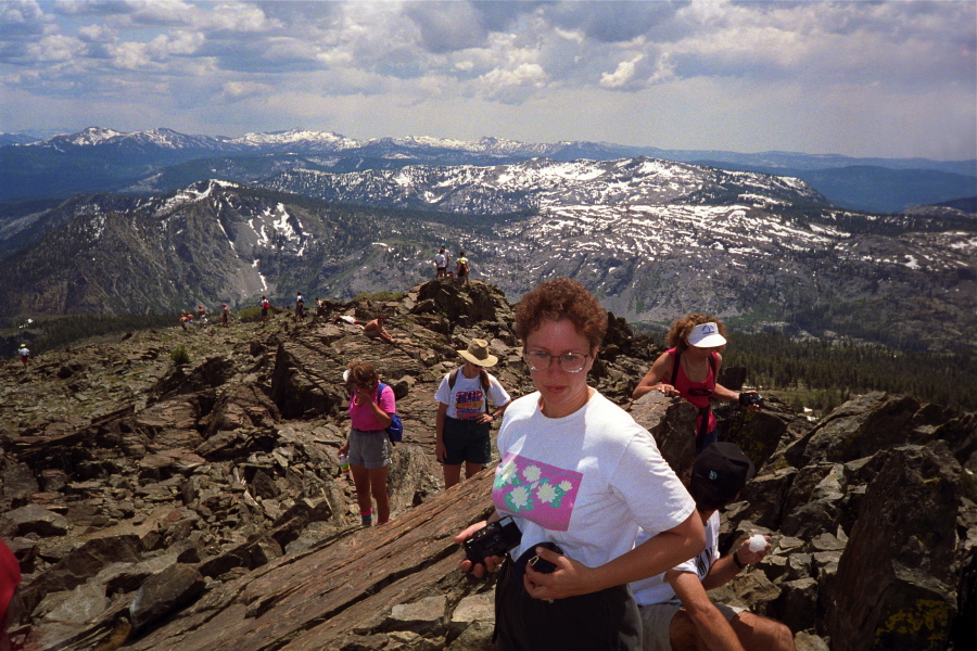 View south from Mt. Tallac.