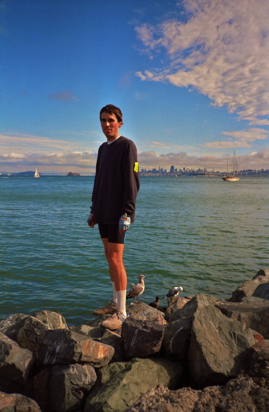 Bill at the Sausalito waterfront.