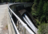 Water being released from Alpine Dam