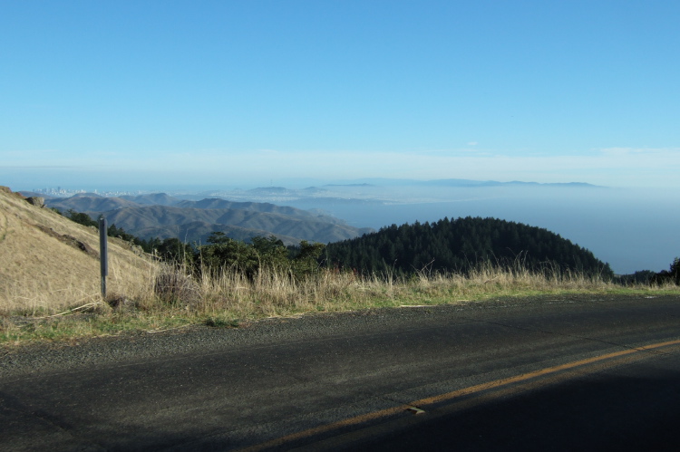 San Francisco and its Peninsula from Pan-Toll Rd.