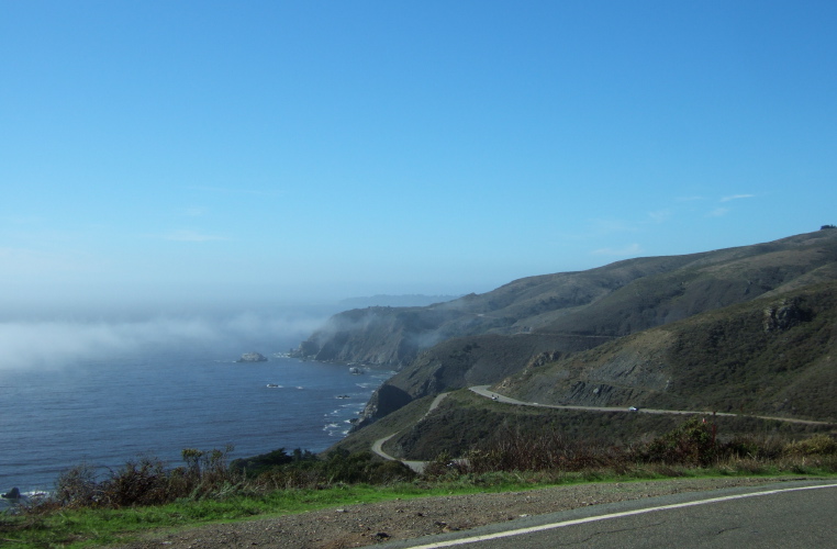 CA1 south of Stinson Beach, looking north.