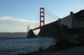 Golden Gate Bridge from Fort Funston.