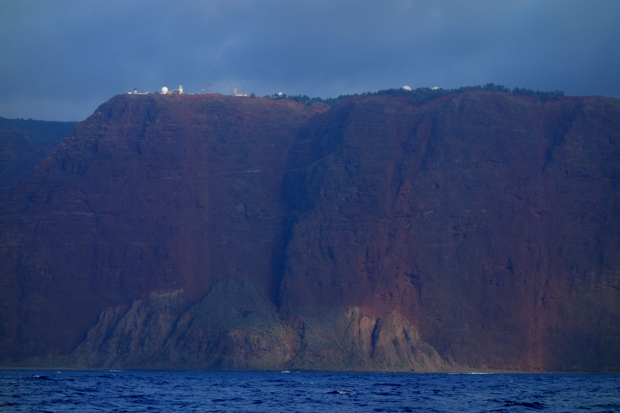 Pacific Missile Test Range Facility at the end of Makaha Ridge