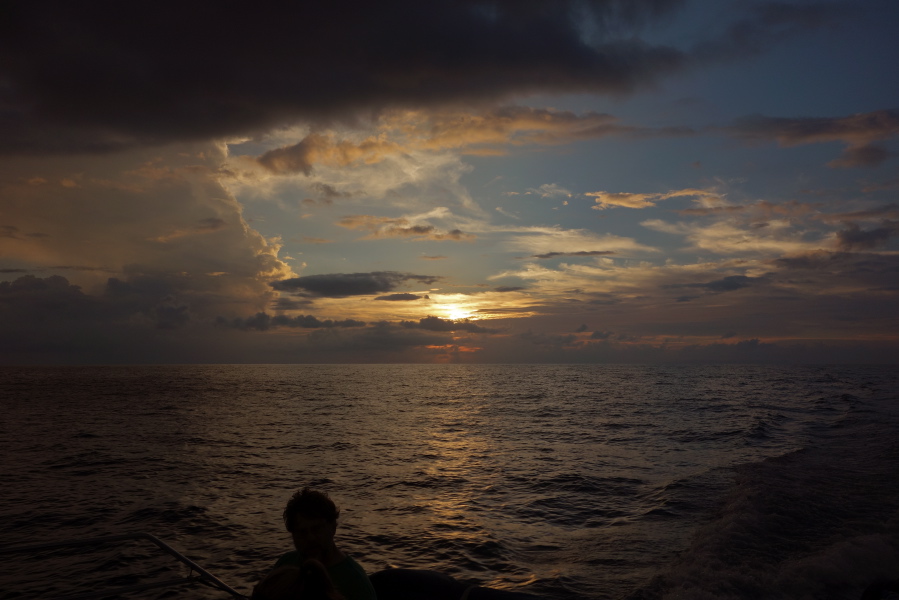 Sunset and clouds