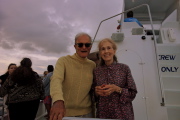 David and Kay at the conclusion of their boat tour