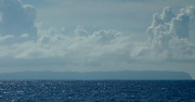 Big clouds form over Ni'ihau.