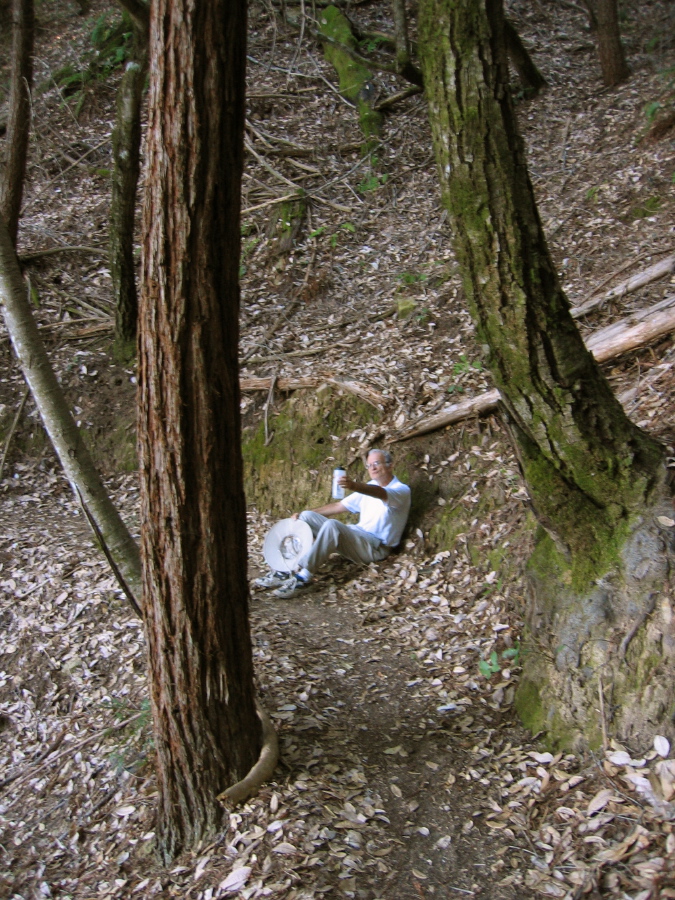 David resting on the Basin Trail (2) (2030ft)