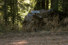 Butano Ridge Rd. sign (2010ft)