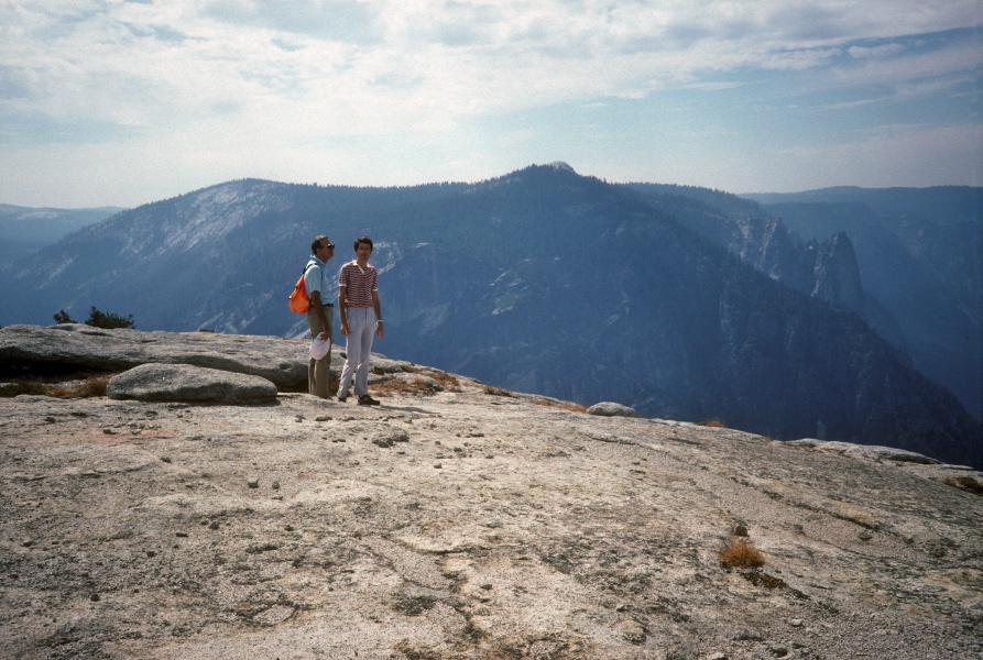 David and Bill on North Dome.