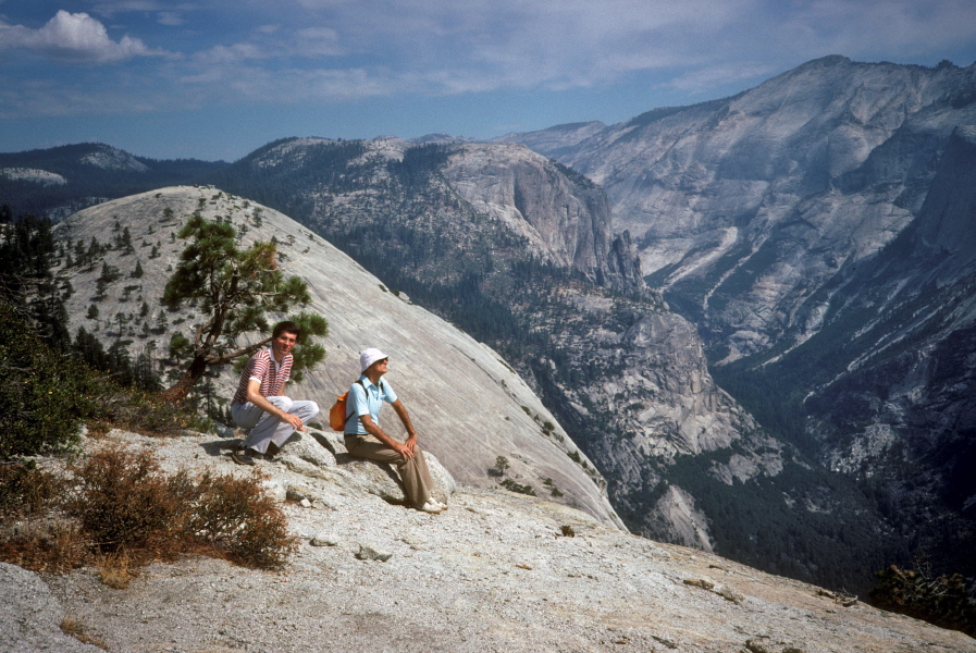 Bill and David on North Dome