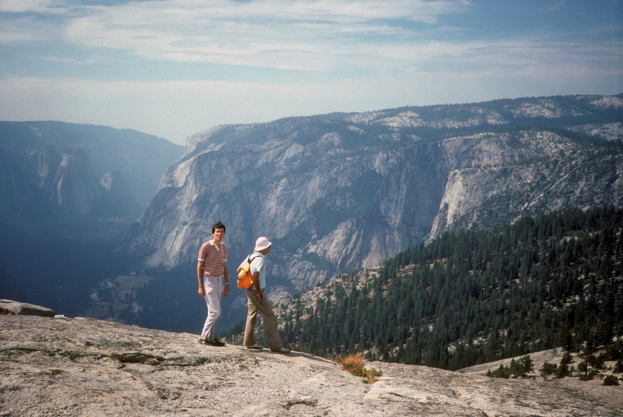 Bill and David on North Dome.