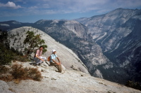 Bill and David on North Dome