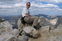 On the summit of North Peak (12,242ft)