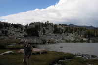 David at Greenstone Lake (10,127ft)