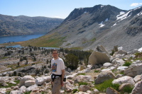 Bill on the benches leading up to Conness Lakes. (10,500ft)