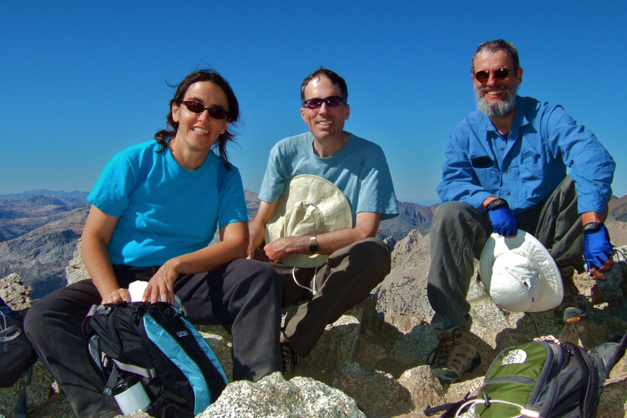 Group photo at the summit of North Peak (12243ft).