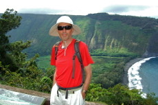 Bill at Waipi'o Lookout