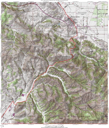 Old Stage Road Detail Map