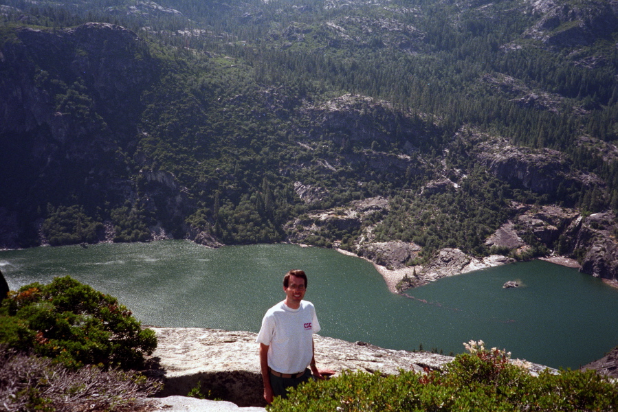 Looking down to Donnells Reservoir