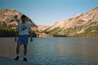 Derek at Tenaya Lake
